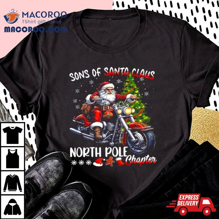 Sons Of Santa Claus North Pole Chapter Biker Christmas 2023 T Shirt Sons Of Santa Claus North Pole Chapter Biker Christmas 2023 T Shirt