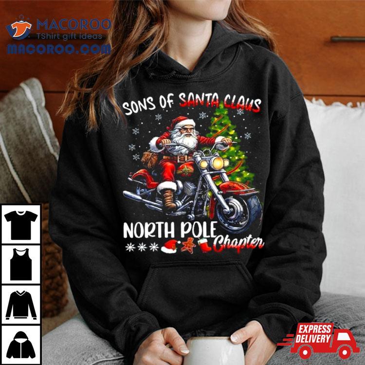 Sons Of Santa Claus North Pole Chapter Biker Christmas 2023 T Shirt Sons Of Santa Claus North Pole Chapter Biker Christmas 2023 T Shirt