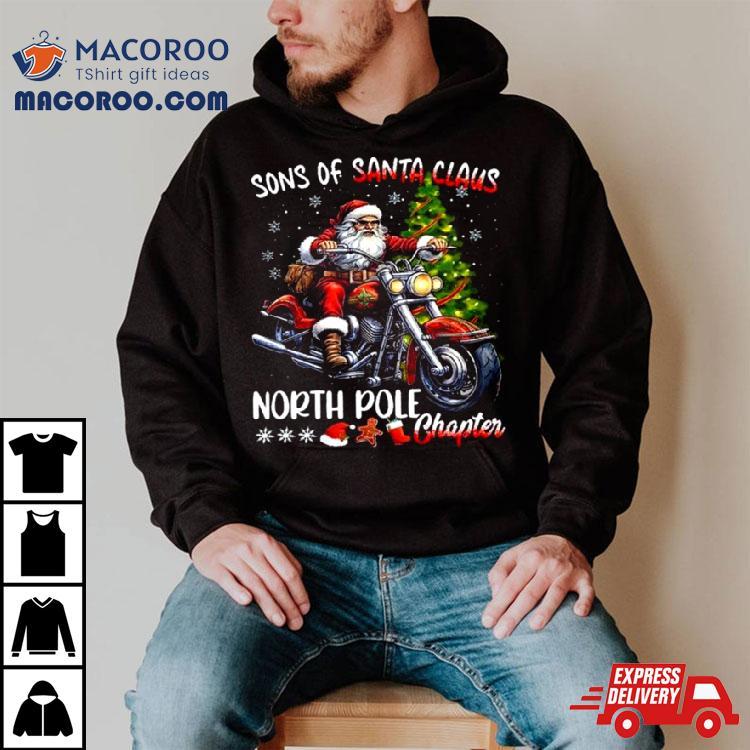 Sons Of Santa Claus North Pole Chapter Biker Christmas 2023 T Shirt Sons Of Santa Claus North Pole Chapter Biker Christmas 2023 T Shirt
