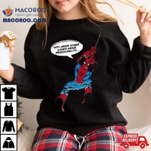 Spider Man Great Power Comes Great Responsibility Tshirt