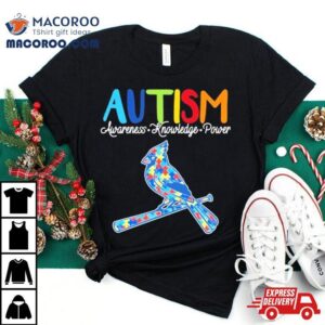 St Louis Cardinals Autism Awareness Knowledge Power Tshirt