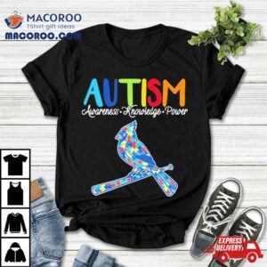 St Louis Cardinals Autism Awareness Knowledge Power Tshirt