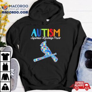 St Louis Cardinals Autism Awareness Knowledge Power Tshirt