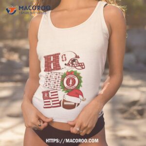 stanford cardinal ho ho ho christmas shirt tank top 1