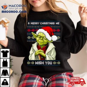 Star Wars Yoda A Merry Christmas We Wish You Ugly Tshirt