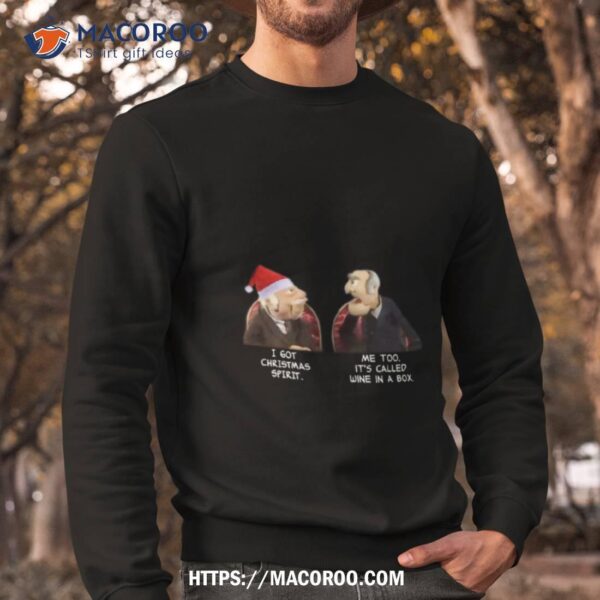 Statler And Waldorf Christmas Spirit Shirt