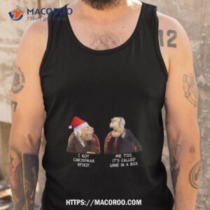 Statler And Waldorf Christmas Spiri Tank Top