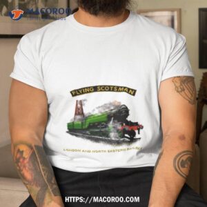 Steam Train The Flying Scotsman Crossing The Forth Motormaniac Shirt