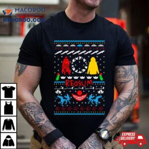 Stephen King Inspired Ugly Christmas Shirt 2 Stephen King Inspired Ugly Christmas Tshirt