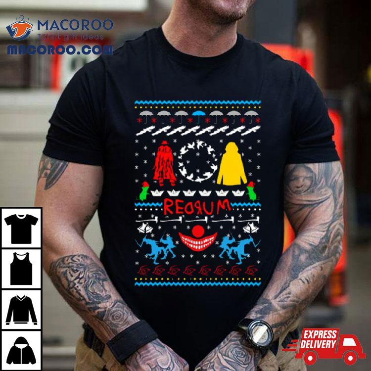 Stephen King Inspired Ugly Christmas Shirt Stephen King Inspired Ugly Christmas Shirt