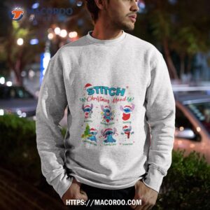 Stitch Christmas Mood Presents Holiday Decor Stocking Christmas Tree Sweatshirt