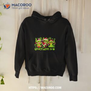 Stitch Parody Grinch Mode On Funny Christmas Shirt