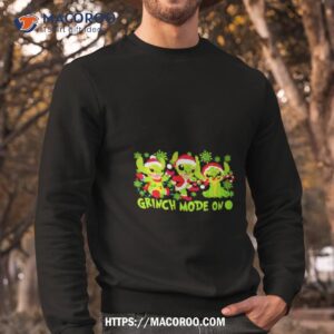 Stitch Parody Grinch Mode On Funny Christmas Sweatshirt