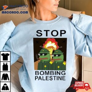 Stop Bombing Palestine Tshirt