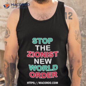 Stop The Zionist New World Order Tank Top
