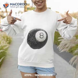 studded lucky 8 ball shirt sweatshirt 1