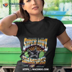 Super Bowl Dallas Cowboys Champions Sb Gridiron Rocker Tempe Vintage Tshirt 1