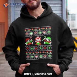 Super Christmas Bros Mario Ugly Christmas Sweater T Shirt