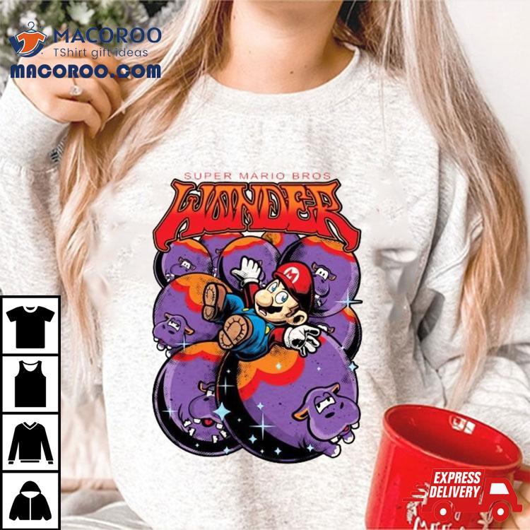 Super Mario Bros Wonder 2023 Men’s Shirt Super Mario Bros Wonder 2023 Men’s Shirt