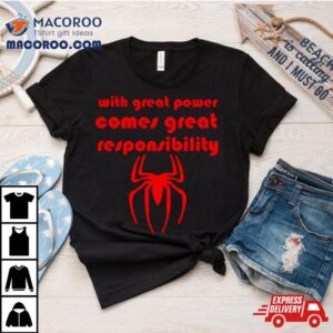 Super Villain Comic Great Powers Comes Great Responsibility Shirt Super Villain Comic Great Powers Comes Great Responsibility Shirt