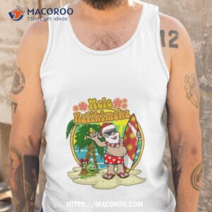 Surfer Santa Hawaiian Christmas Shirt 3 Surfer Santa Hawaiian Christmas Tank Top