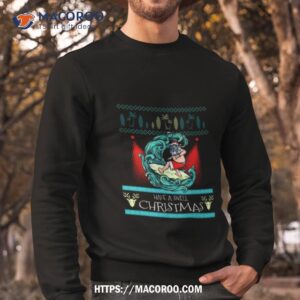 Surfing Knitted Style Xmas Tee Sweatshirt