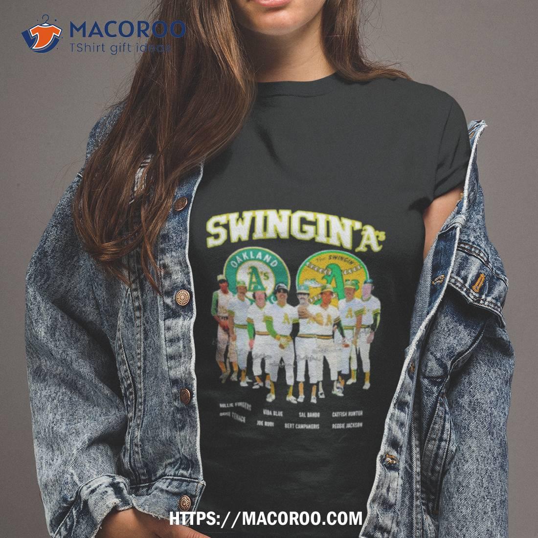 Swingin’ A’s Legends History Signatures Shirt Swingin’ A’s Legends History Signatures Shirt