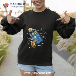 Swiper No Swiping Dr Who On Black Shirt 2 Swiper No Swiping Dr Who On Black Sweatshirt 1