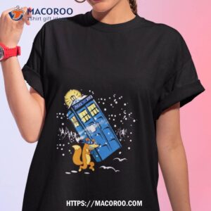 Swiper No Swiping Dr Who On Black Shirt