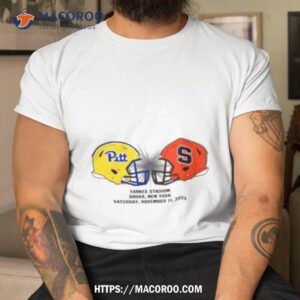 Syracuse Orange Vs Pitt Panthers Yankee Stadium Game Match Up Saturday November 11 2023 Shirt