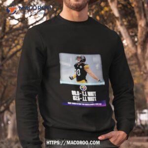 T J Watt Passes J J Watt For The Most Sacks In His First 100 Career Games Sweatshirt