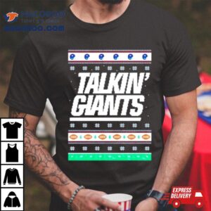 Talkin Giants Ugly Christmas Tshirt