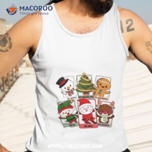 tarot card christmas characters retro shirt tank top 3