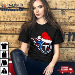 Tennessee Titans Logo Santa Hat Christmas 2023 Shirt