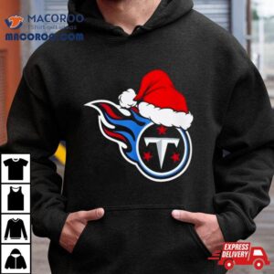 Tennessee Titans Logo Santa Hat Christmas 2023 Shirt 3 Tennessee Titans Logo Santa Hat Christmas Tshirt