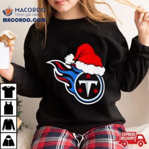 Tennessee Titans Logo Santa Hat Christmas 2023 Shirt 4 Tennessee Titans Logo Santa Hat Christmas Tshirt