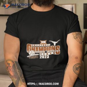 Texas Longhorns 2023 Big 12 Women’s Volleyball Regular Season Champions Locker Room T Shirt Texas Longhorns 2023 Big 12 Women’s Volleyball Regular Season Champions Locker Room T Shirt