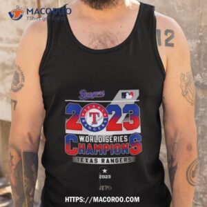 Texas Rangers 2023 Trophy World Series Champions Shirt 3 Texas Rangers 2023 Trophy World Series Champions Tank Top