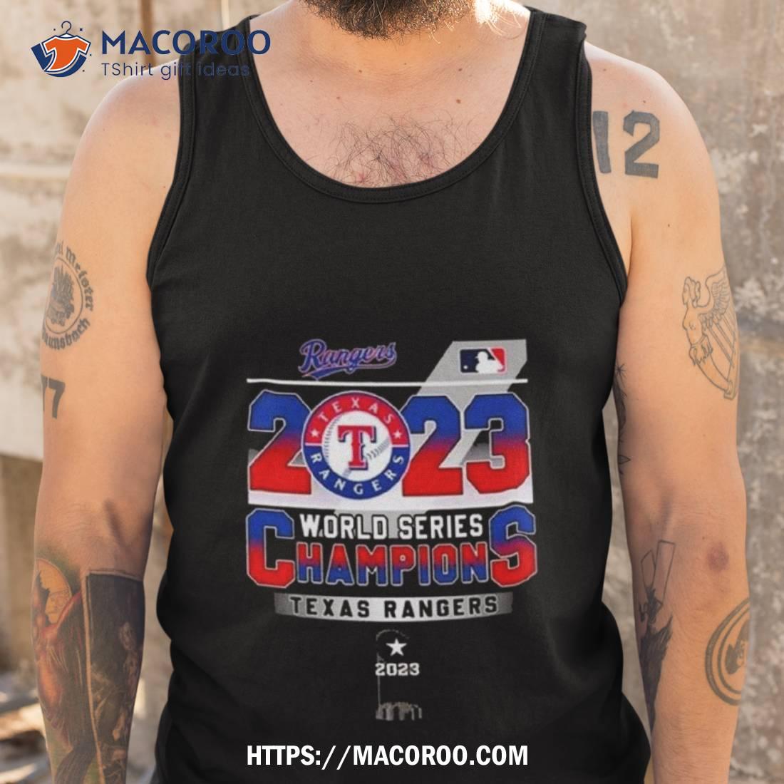 Texas Rangers 2023 Trophy World Series Champions Shirt Texas Rangers 2023 Trophy World Series Champions Shirt