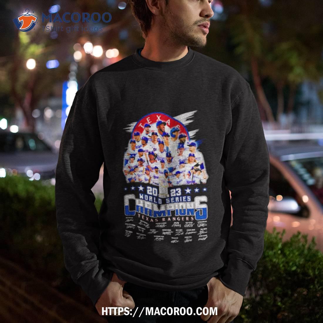 Texas Rangers 2023 World Champions Thank You For The Memories Signatures Shirt Texas Rangers 2023 World Champions Thank You For The Memories Signatures Shirt