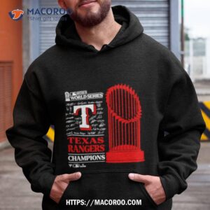 Texas Rangers 2023 World Series Champions Big & Tall Roster Shirt
