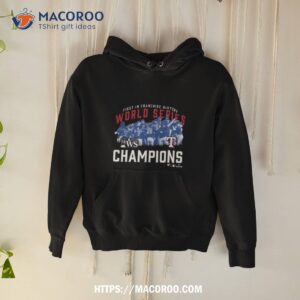 Texas Rangers 2023 World Series Champions First In Franchise History Photo T Shirt