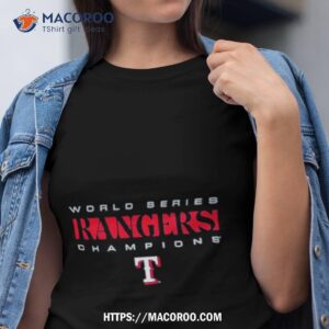 Texas Rangers 2023 World Series Champions Jersey Roster Shirt