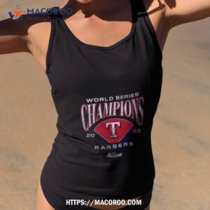 Texas Rangers 2023 World Series Champions Shut Out Tri Blend Shirt