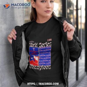 Texas Rangers 2023 World Series Champions Square Logo Shirt