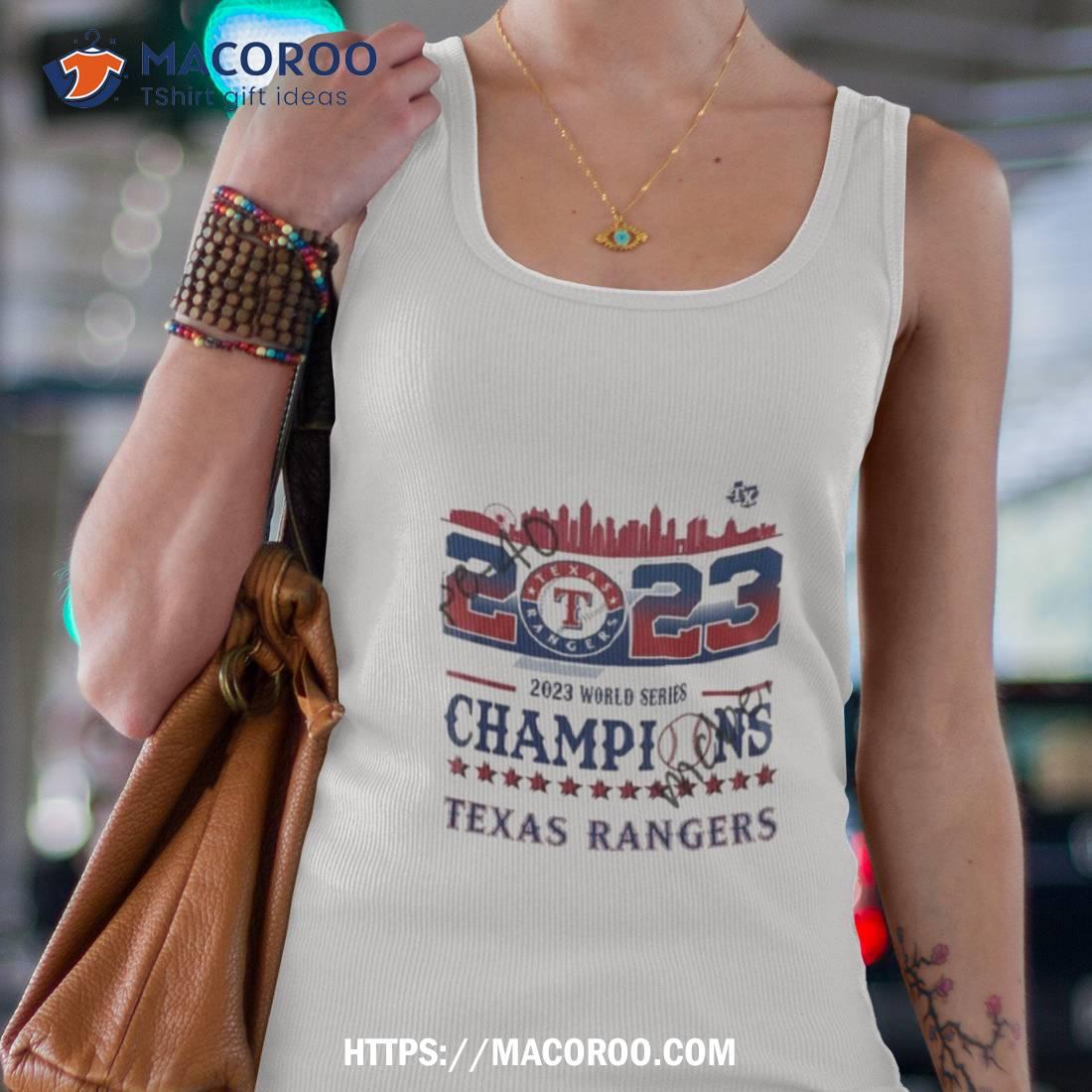 Texas Rangers City Skyline 2023 World Series Champions Shirt Texas Rangers City Skyline 2023 World Series Champions Shirt