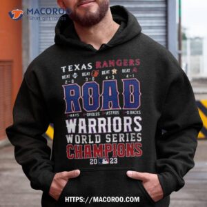 Texas Rangers Road Warriors World Series Champions 2023 Hoodie