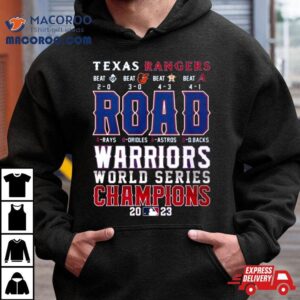 Texas Rangers Warriors World Series Champions Tshirt