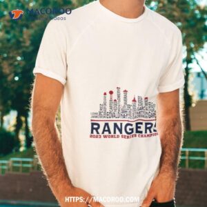 Texas Rangers World Series 2023 Baseball Team Players Shirt