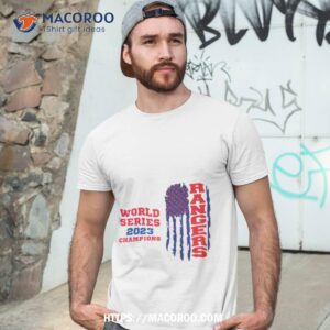 Texas Rangers World Series 2023 Baseball Usa Flag Shirt